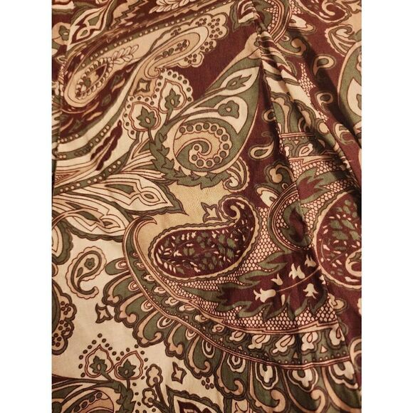 Banana Republic side tie paisley print tiered skirt size small - Picture 3 of 9